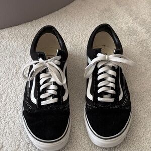 Vans Classic Black and White Men's Sneakers